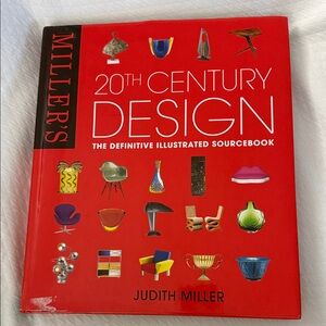 Red 20th Century Design Coffee Table Book